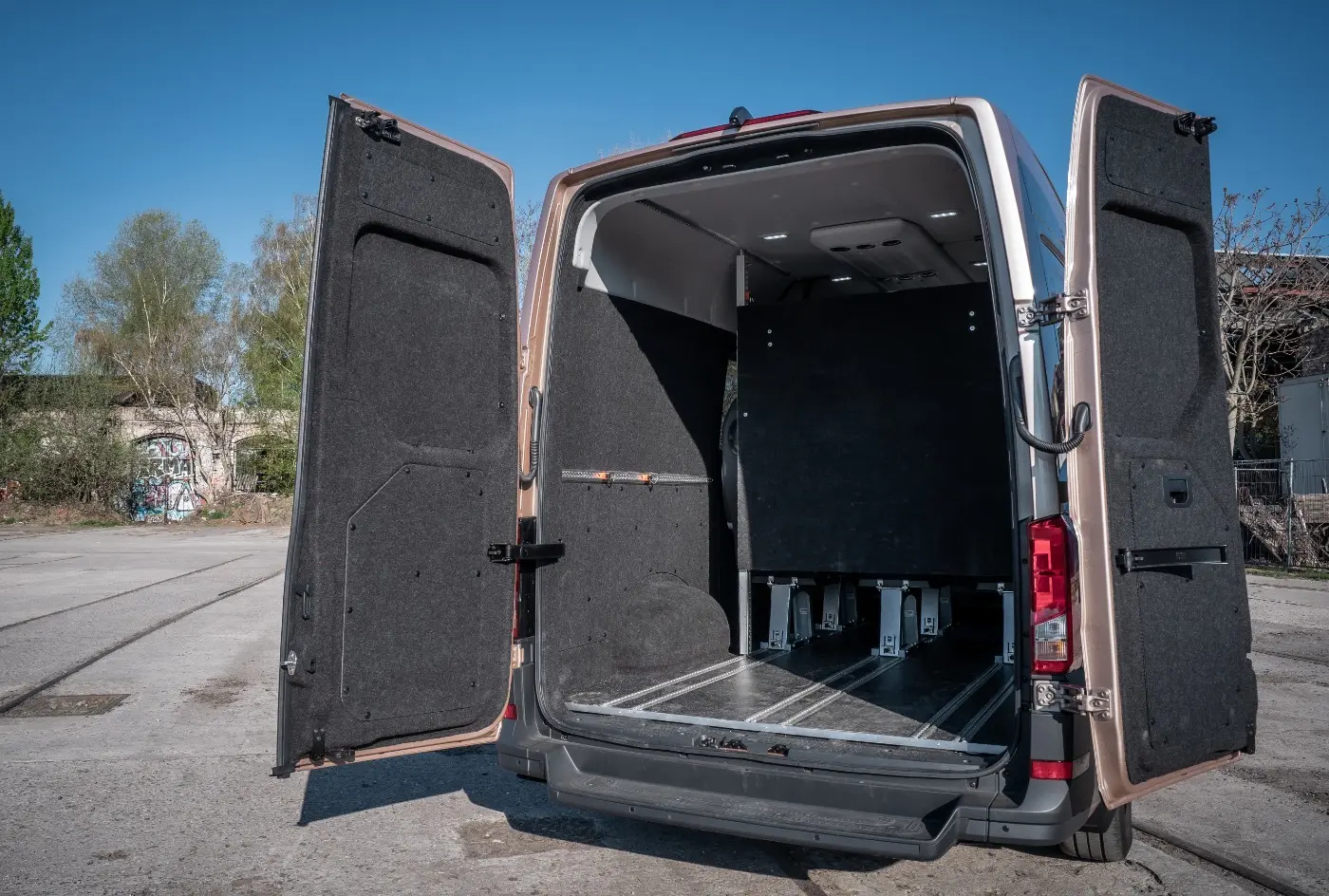 MAN TGE Mittel – Heckansicht